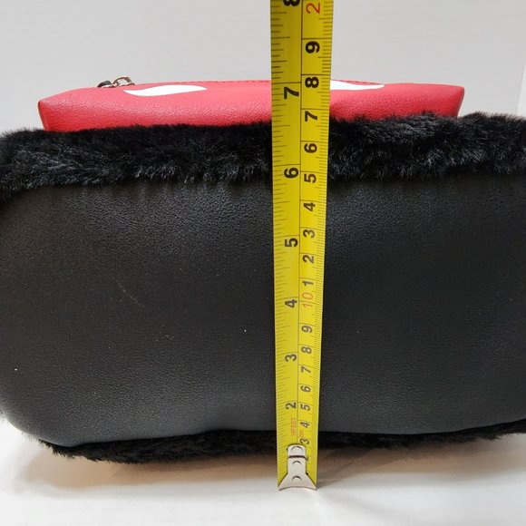 New Mickey Mouse Faux Fur Backpack with Ears from Bioworld